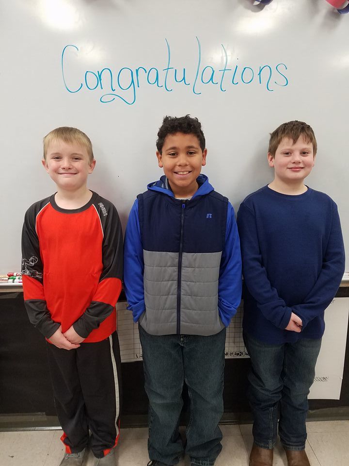 Congratulations to our 4th Grade Geography Bee winners, Carson Page and Jackson Duncan, and our alternate, Andrew Maples!